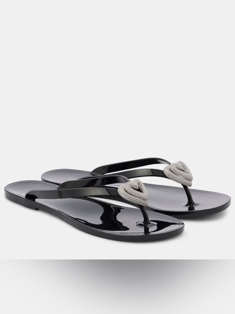 Mach & Mach double heart thong sandals. Size 38 or 8. NWT